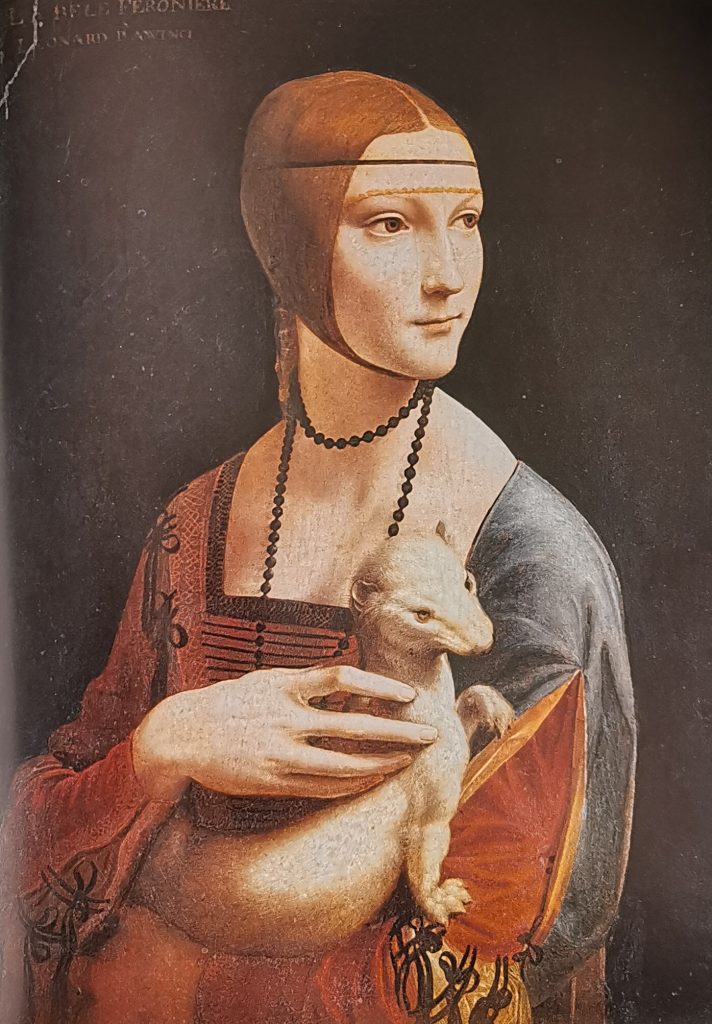 La Dama del armiño, Leonardo Da Vinci, Museo Czartoryski, Cracovia, Polonia