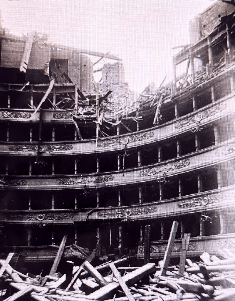 La Scala, después del bombardeo de 1943