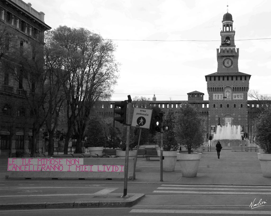 Pintadas en el Castello Sforzesco, Milán. PH:Nino Oliveri