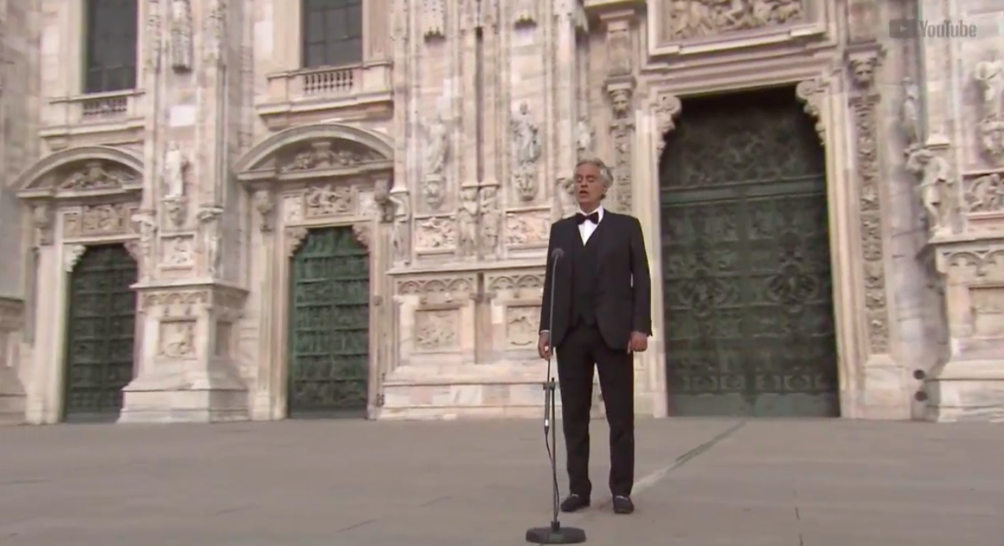 Andrea Bocelli en el Duomo: la catedral como nunca se vio