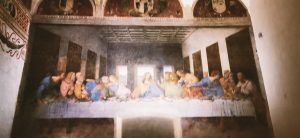La Última Cena, sobre el refectorio de Santa María delle Grazie