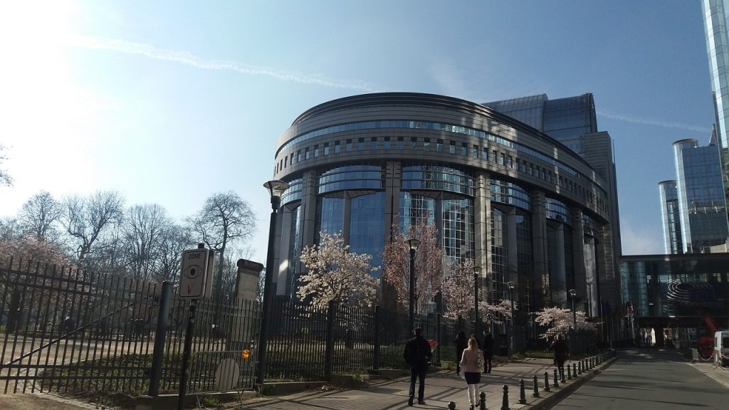 Parlamento europeo de Bruselas, Bélgica