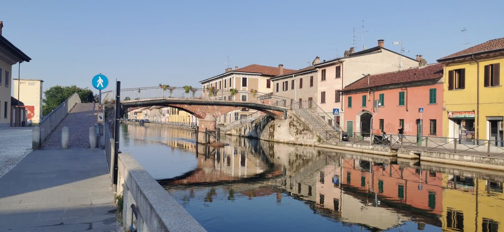 Trezzano sul Naviglio y el Naviglio Grande.