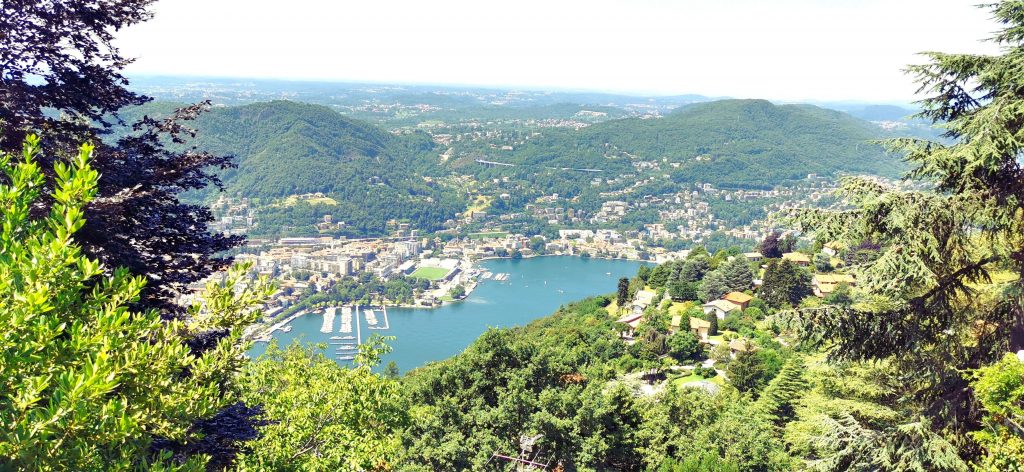 Panorámica del Lago de Como desde Brunate