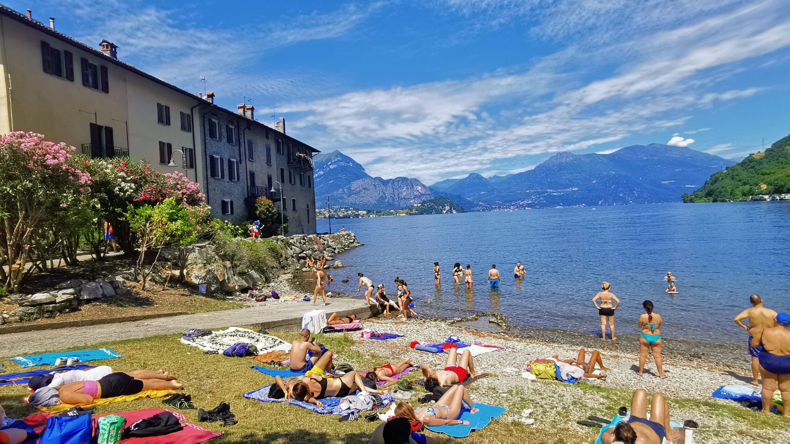 ¿Dónde bañarse en el Lago de Como?